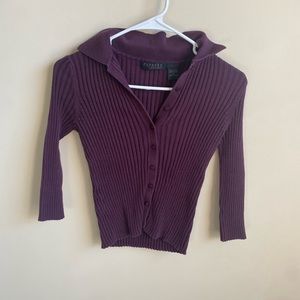 Super cute collared button up